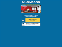Tablet Screenshot of 123devis.com